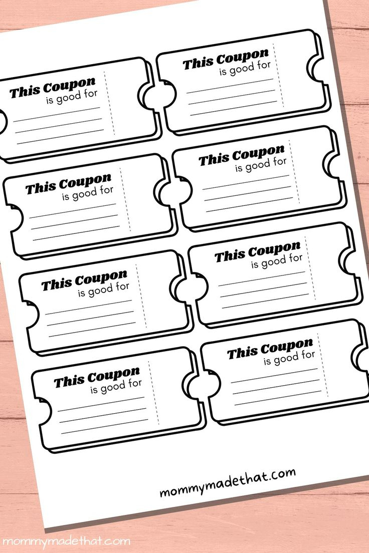 Lots Of Blank Coupon Templates (Free Printables!) | Coupon in Free Printable Coupon Template