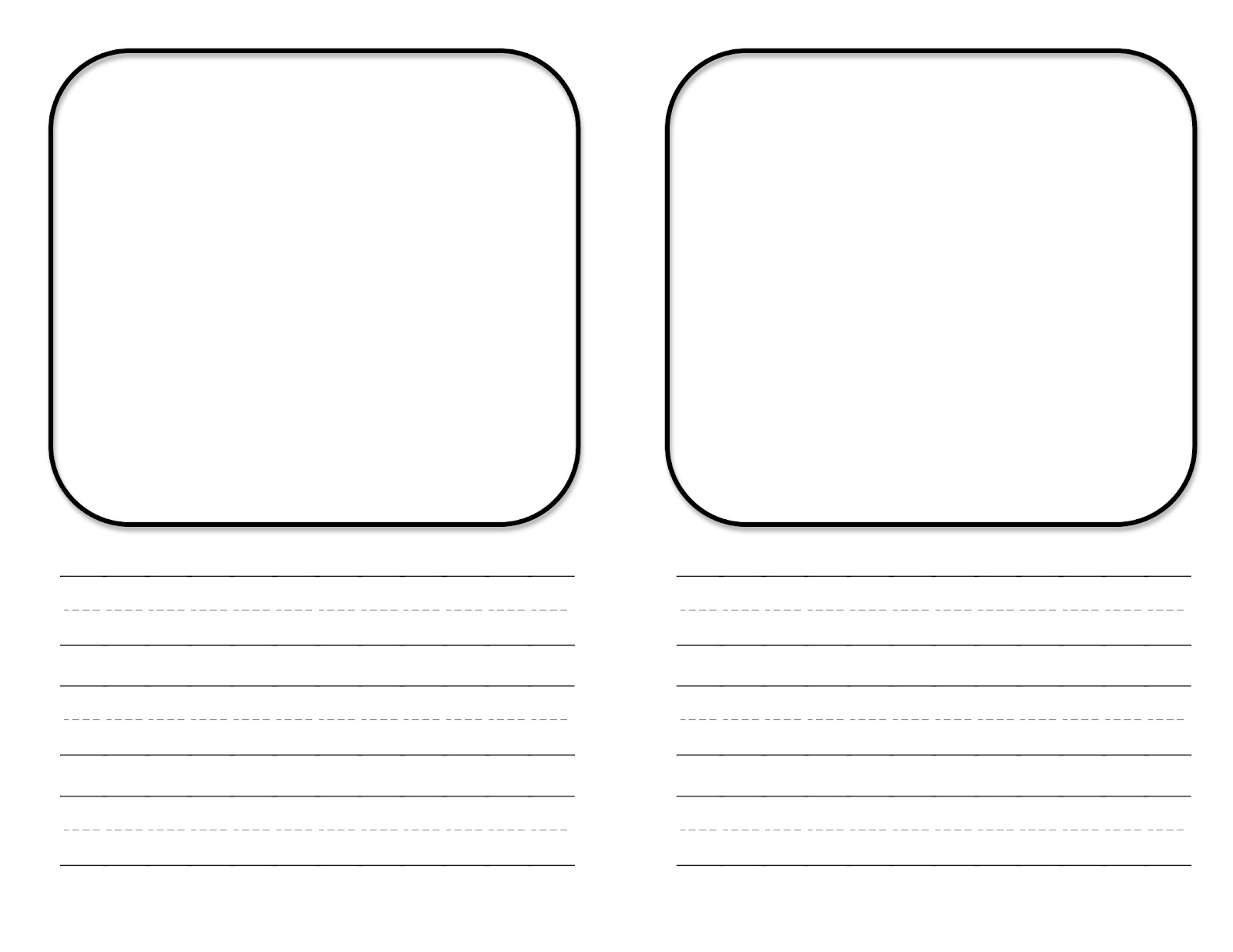 Mini Book Template - Free Center! - Teacher Idea Factory pertaining to Blank Printable Book Template