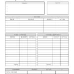 Monthly Budget Planner Printable | Simple Budget Worksheet| Personal Budget  Template | Instant Download With Regard To Printable Budget Worksheet Template