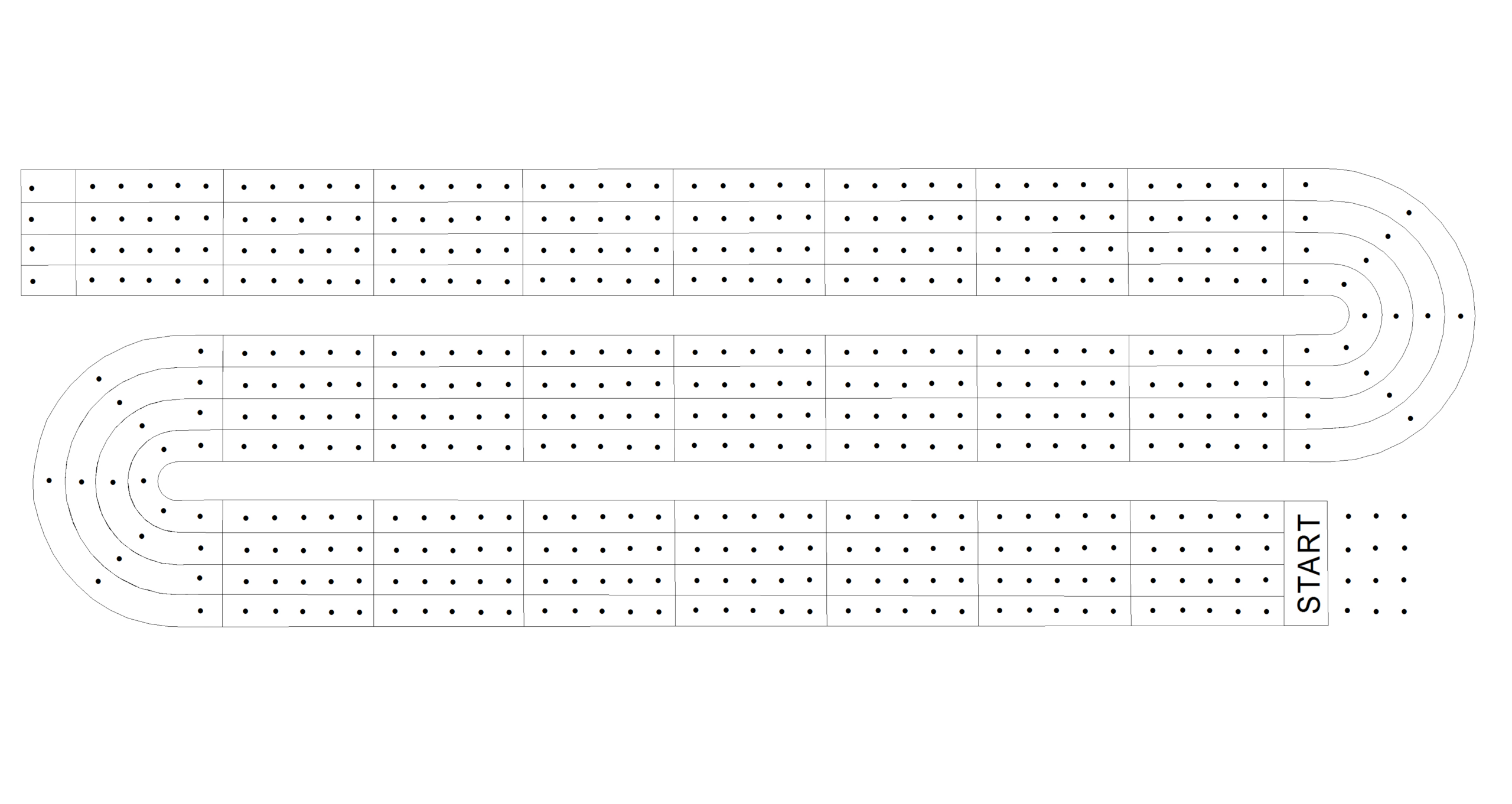 Need A Bit Of Help With Cribbage Board Template - Inkscape Help throughout Printable Cribbage Board Templates