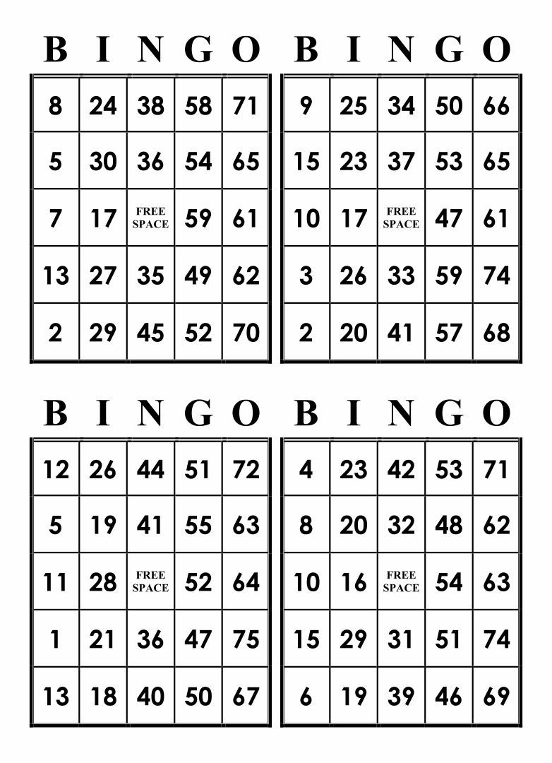 Number Bingo Cards - 10 Free Pdf Printables | Printablee within Free Printable Bingo Template