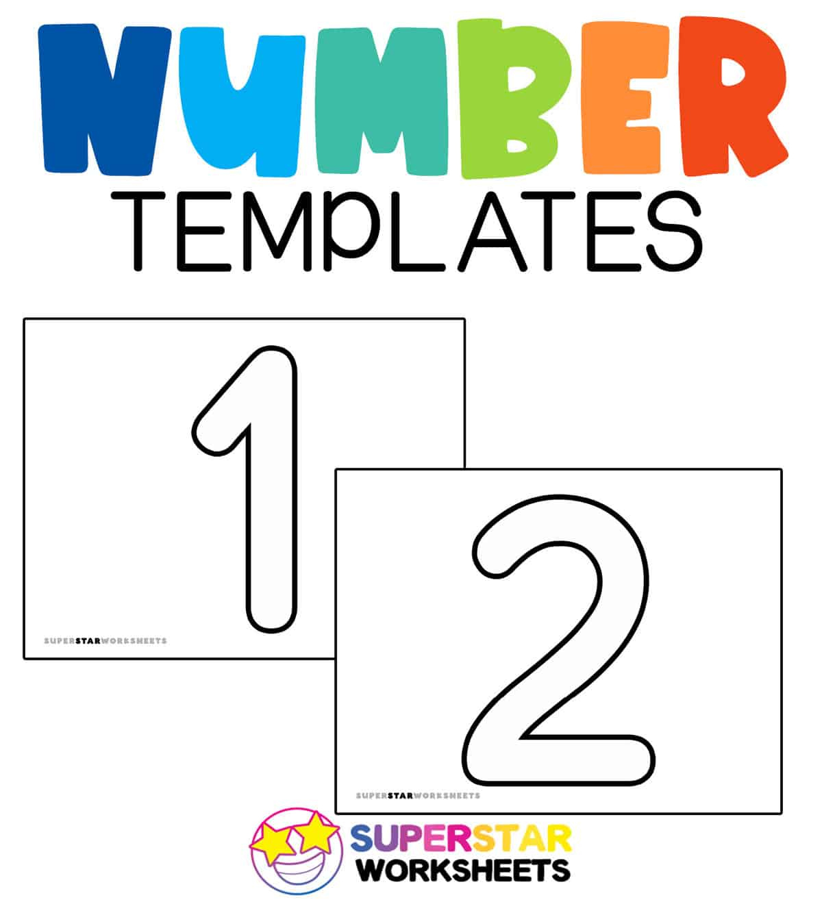 Number Templates Free Printable Printable Templates