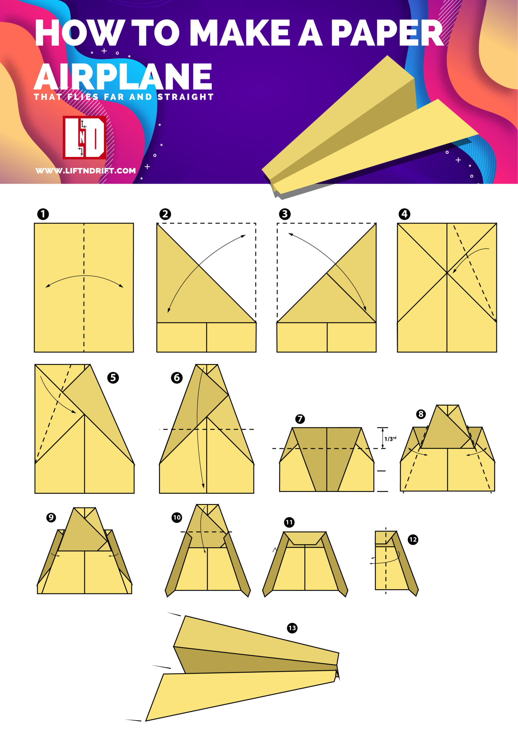 Paper Airplane Template | Paper Craft Free Templates &amp;amp; Printables for Paper Airplane Template Printable