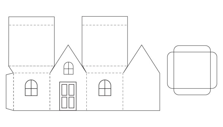 Paper House Template Printable