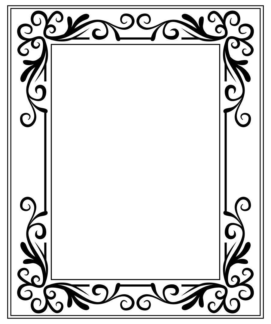 Picture Frame Template - 10 Free Pdf Printables | Printablee regarding Printable Picture Frame Template