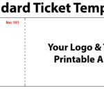 Pin Page For Printable Editable Ticket Template