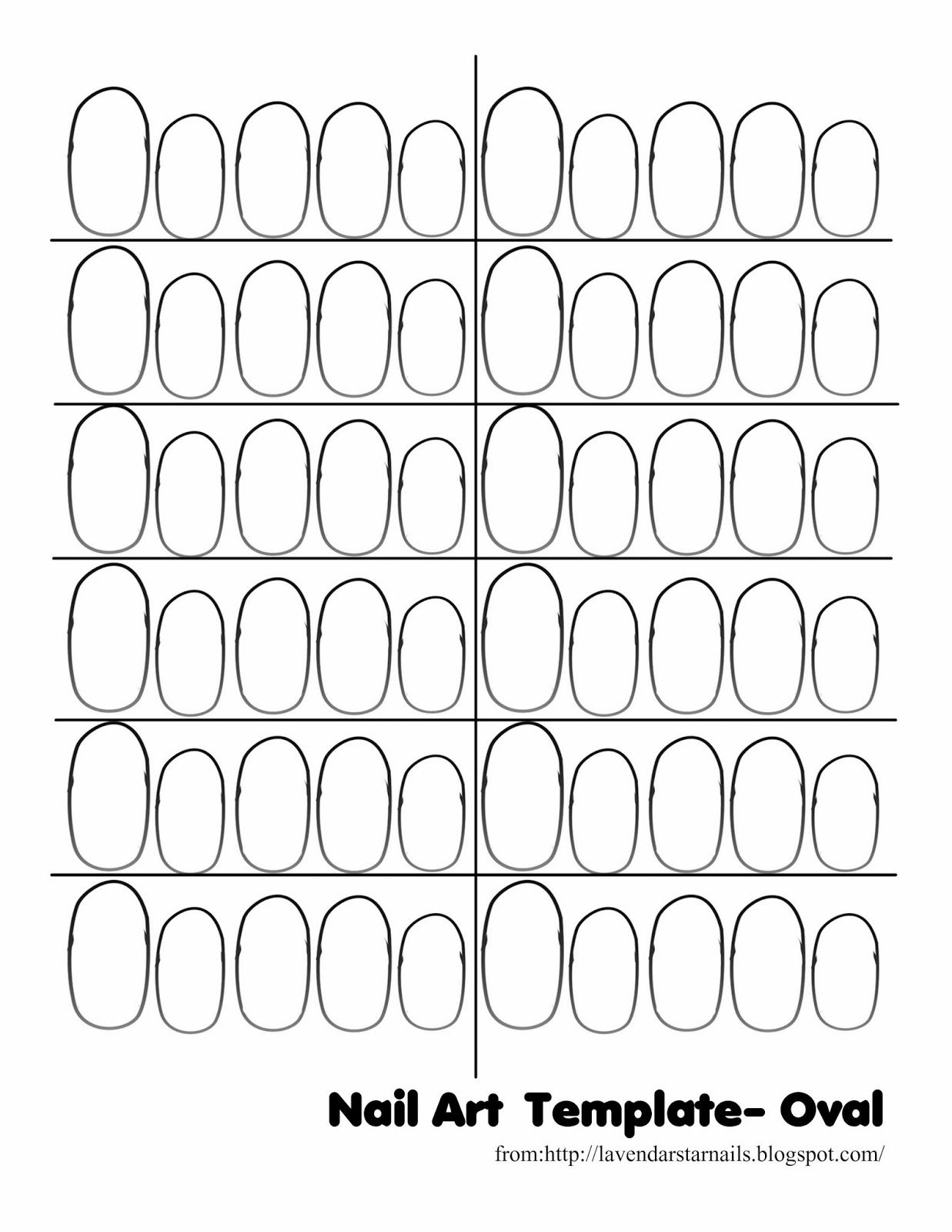 Pin Page in Nail Art Templates Printable