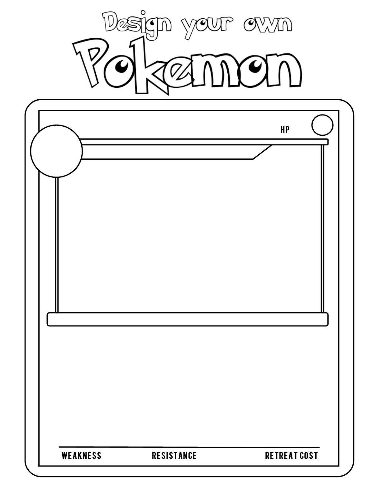 Pin Page in Printable Pokemon Card Template