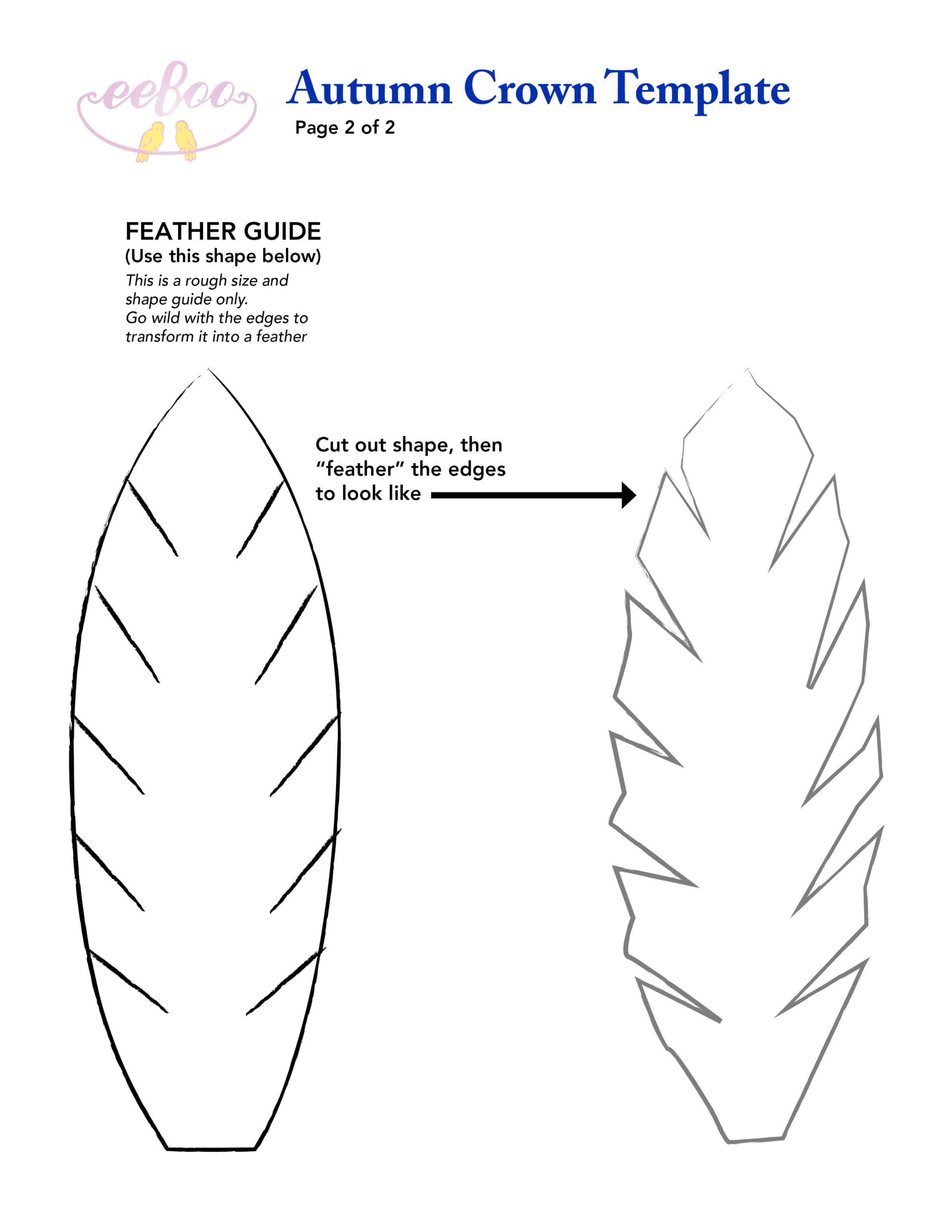 Pin Page pertaining to Printable Large Feather Template