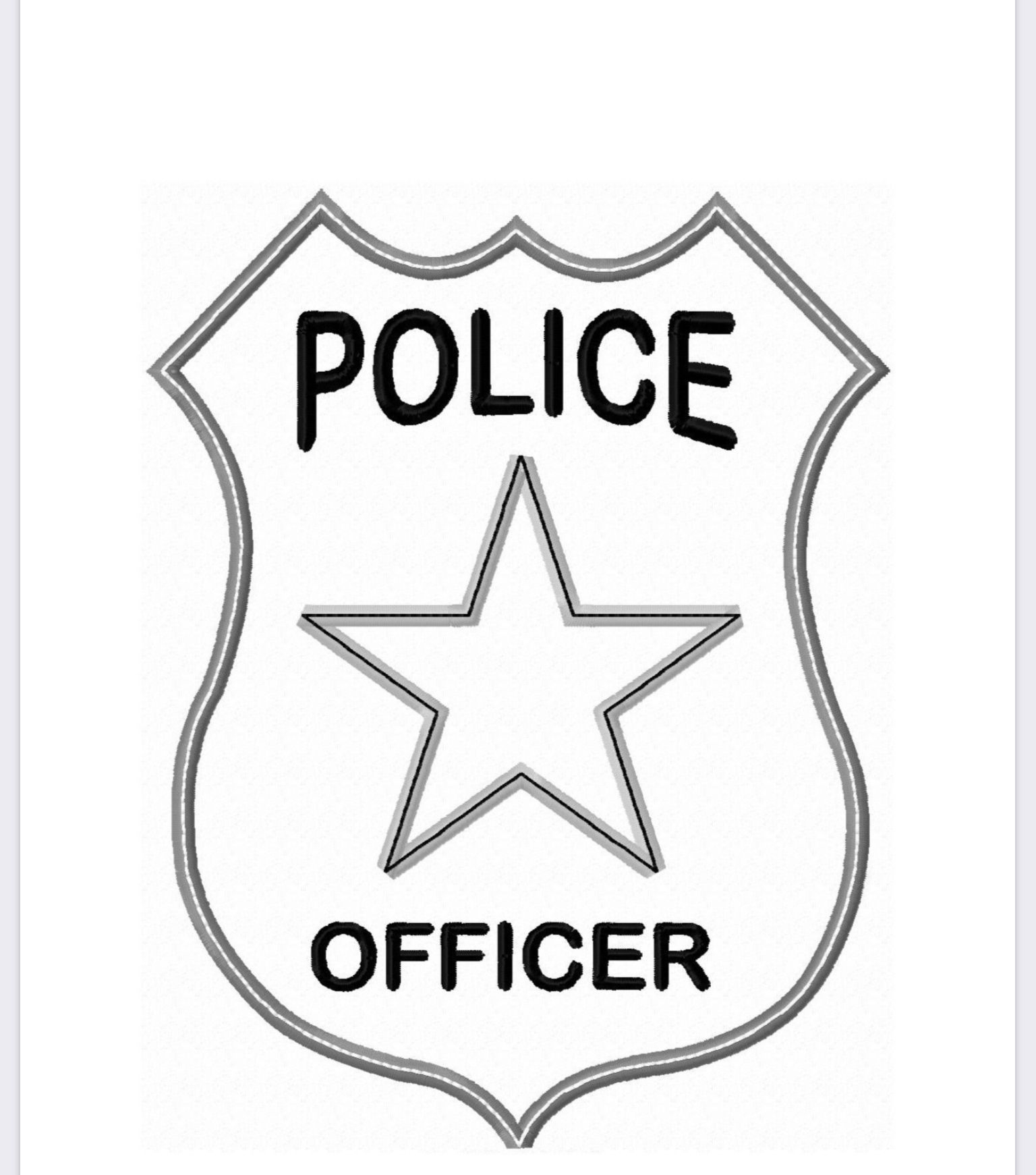 Pin Page regarding Printable Police Badge Template