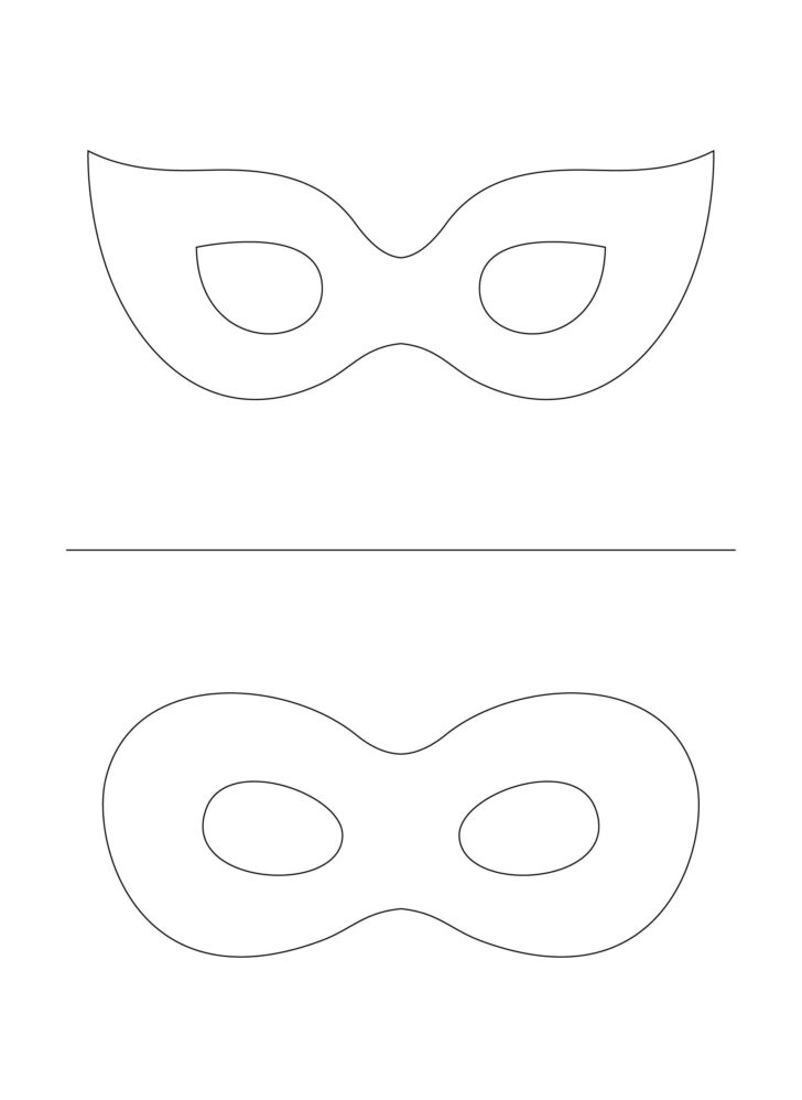 Blank Mask Template Printable