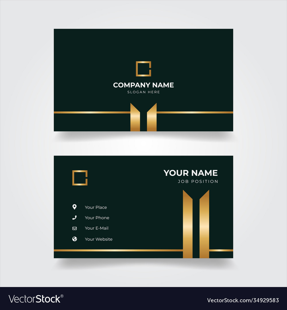 Print Business Card Template Royalty Free Vector Image for Business Card Template Printable