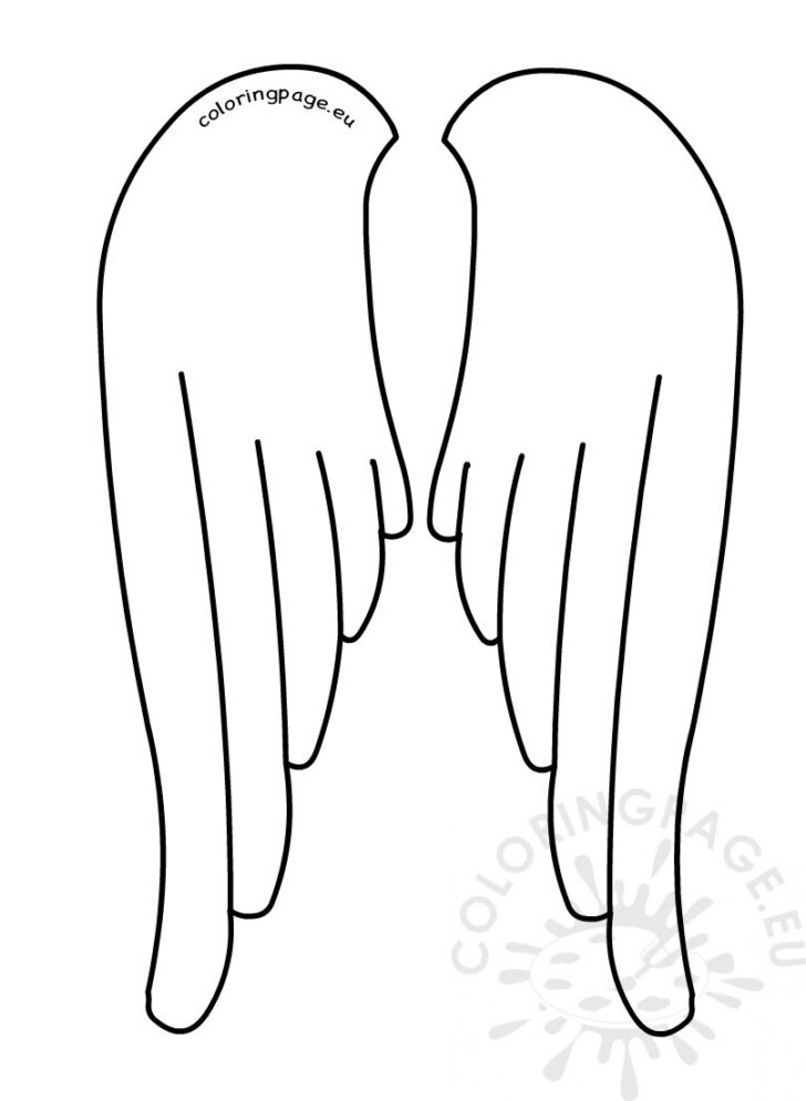 Printable Angel Wings Template