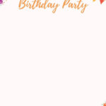 Printable Birthday Party Invitation Card Blank Template Free Pdf Regarding Free Printable Party Invitation Templates