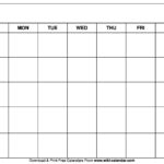 Printable Blank Calendar Templates   Wiki Calendar In Blank Calendar Template Printable Free