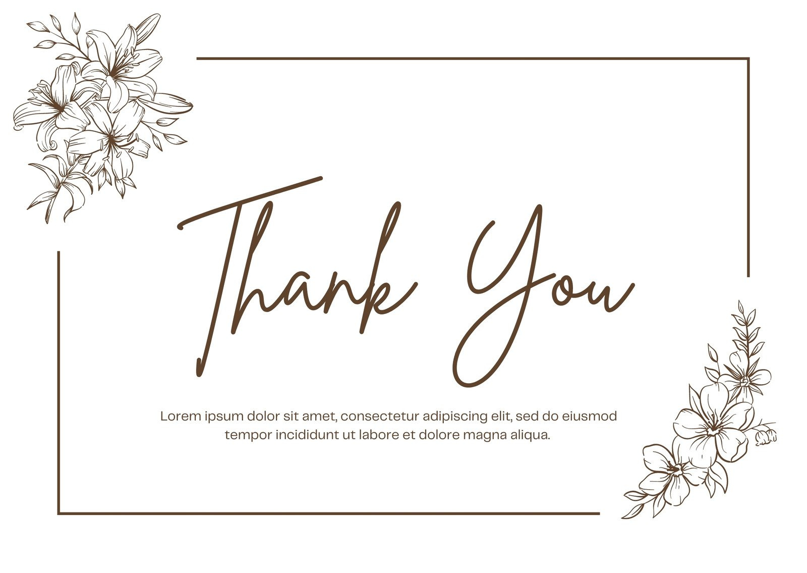 Printable, Customizable Thank You Card Templates | Canva regarding Thank You Card Free Printable Template