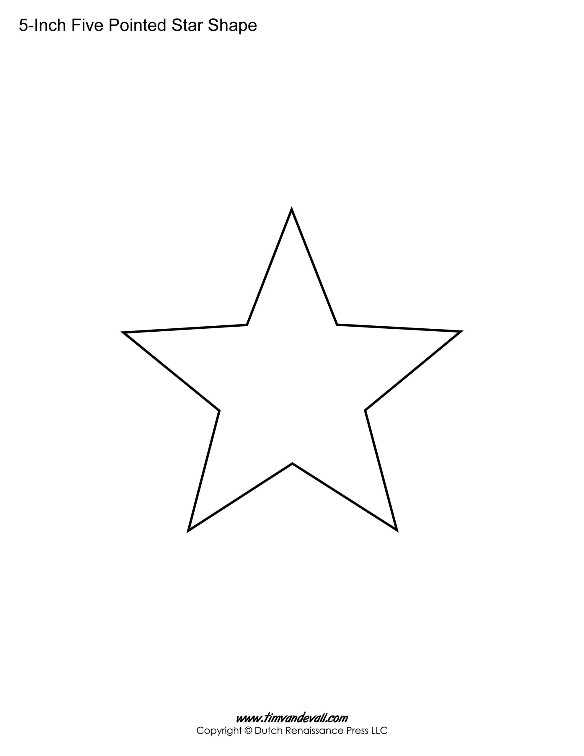 Printable Five Pointed Stars – Tim&amp;#039;S Printables throughout 5 Pointed Star Template Free Printable