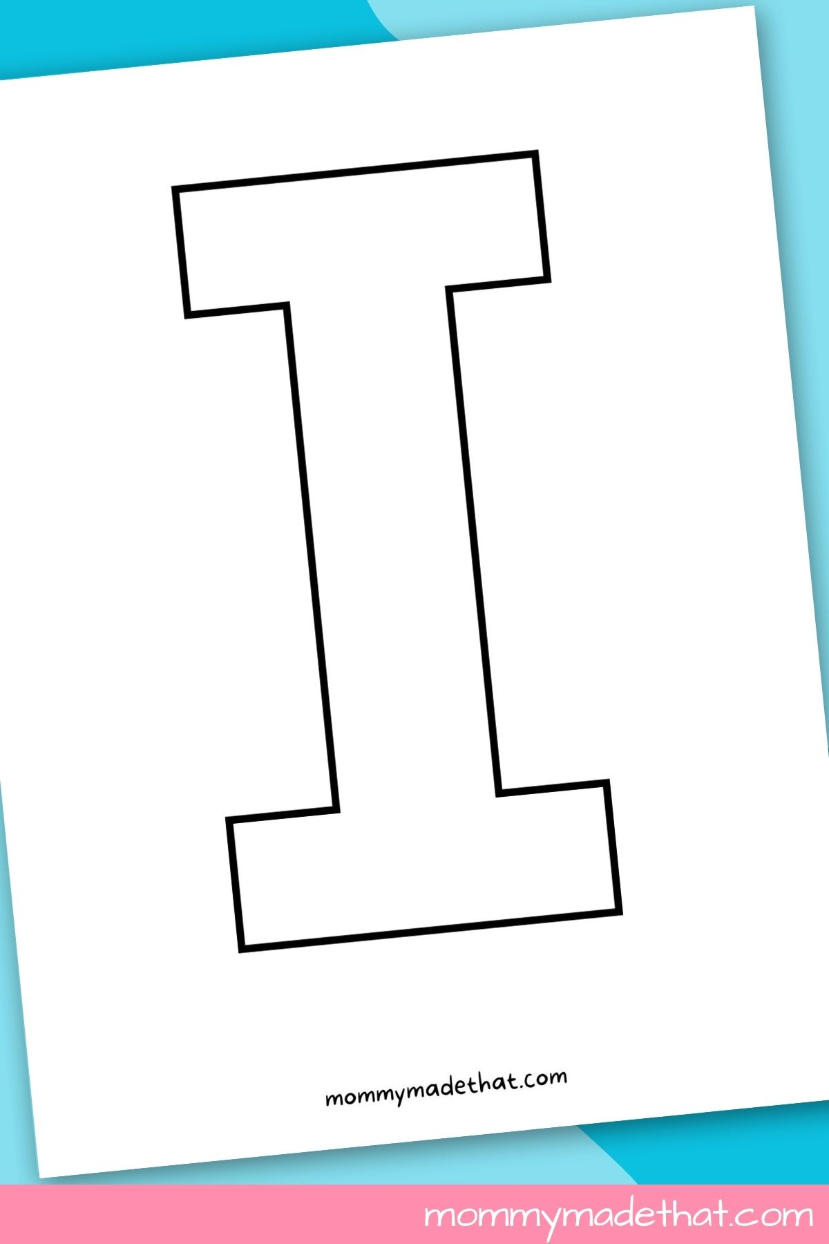 Printable Letter I (Grab The Free Templates!) regarding Printable Letter I Template