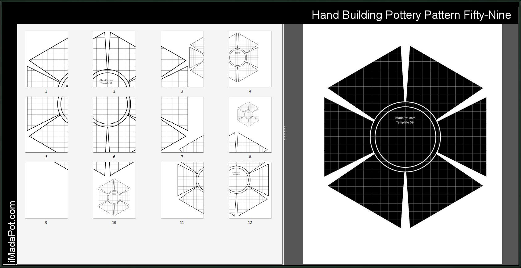 Printable Pottery Templates Handmade Pottery At Home Simple regarding Free Printable Slab Pottery Templates