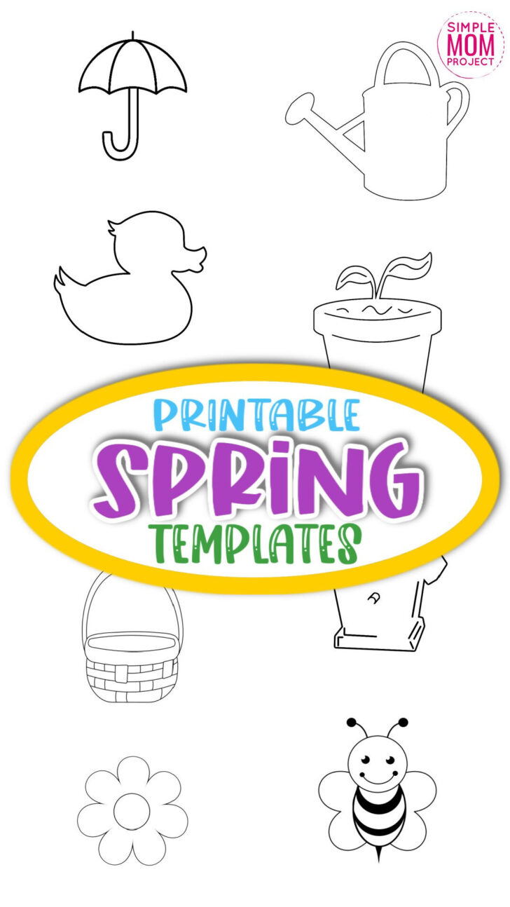 Printable Template Spring Crafts