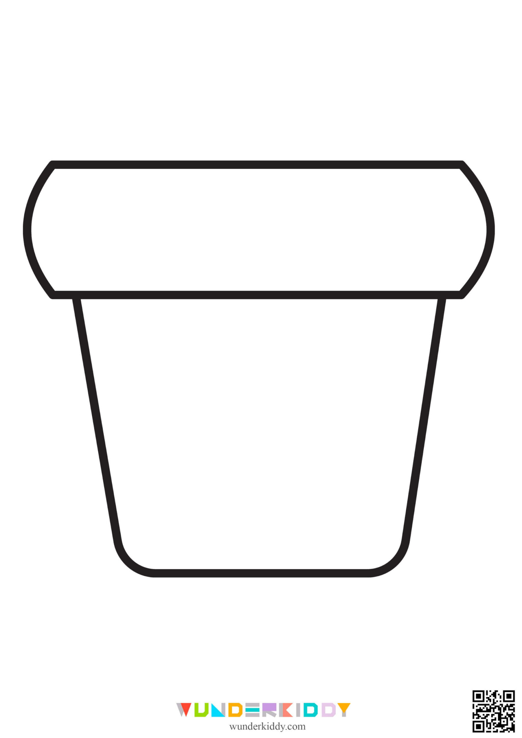 Printable Template Flower Pot For Mother&amp;#039;S Day Crafts For Kids regarding Printable Flower Pot Template