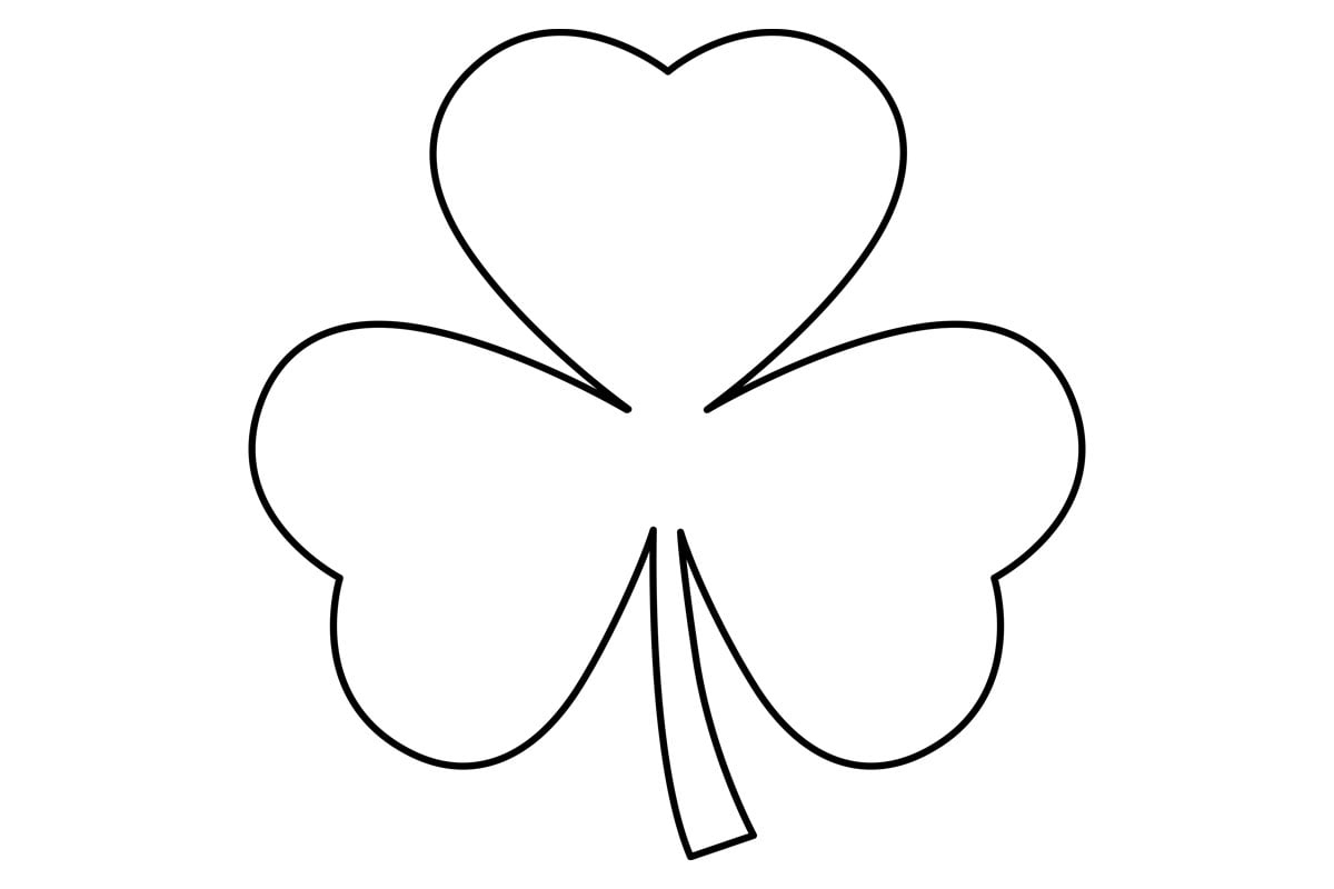 Shamrock Template (Free Printable) - The Best Ideas For Kids in Shamrock Template Free Printable