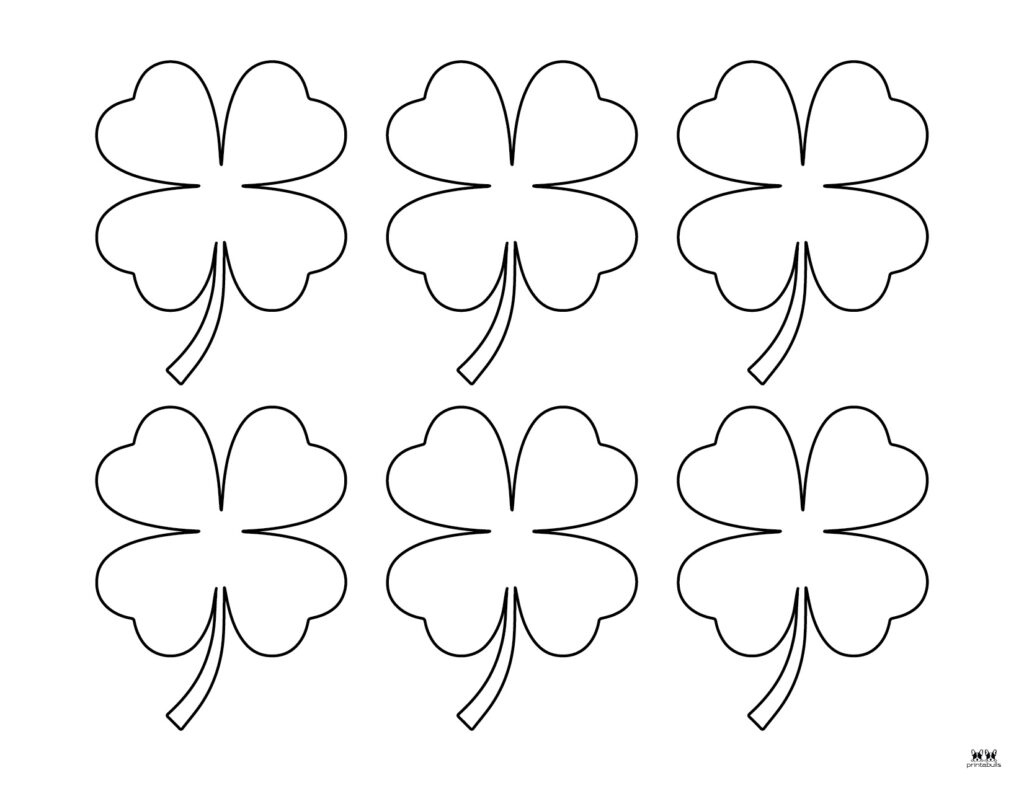 Shamrock Templates &amp;amp; Coloring Pages - 30 Free Printables | Printabulls regarding Shamrock Template Free Printable