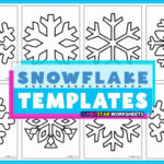 Snowflake Templates   Superstar Worksheets For Snowflake Template Free Printable