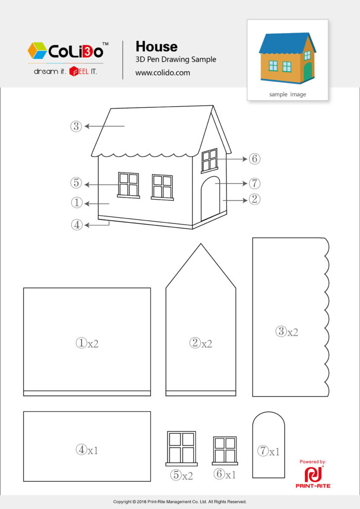 Free Printable 3D Pen Templates