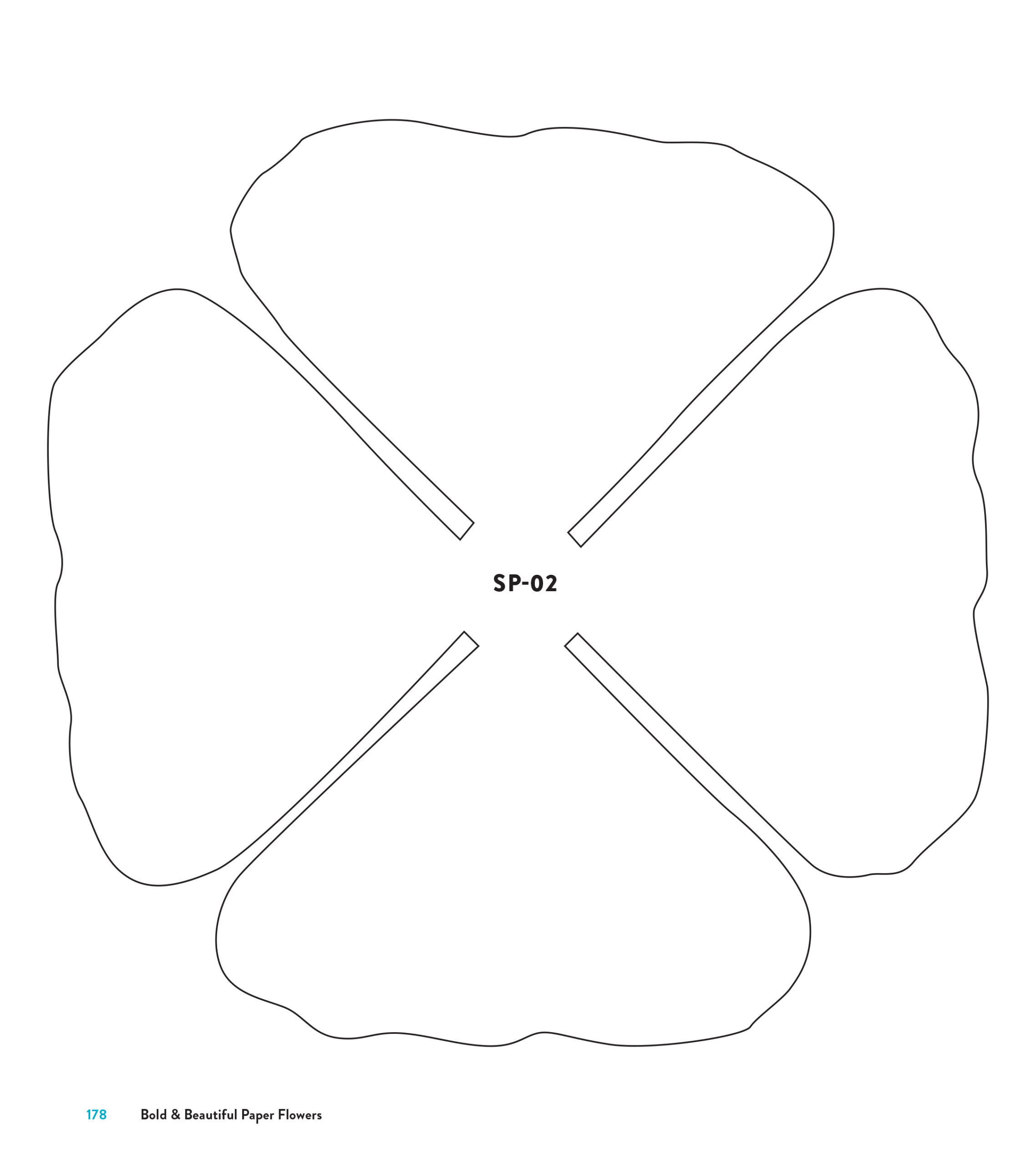 Templates with regard to Cut Out Printable Free Paper Flower Petal Templates