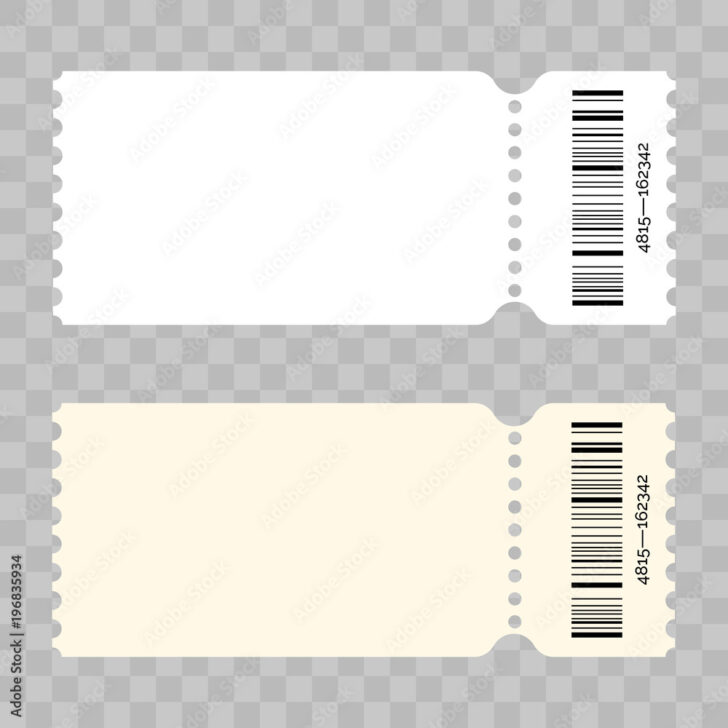 Printable Admission Ticket Template