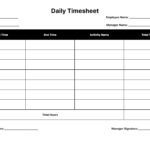 Timesheet Templates: Download & Print For Free! Pertaining To Printable Daily Timesheet Template