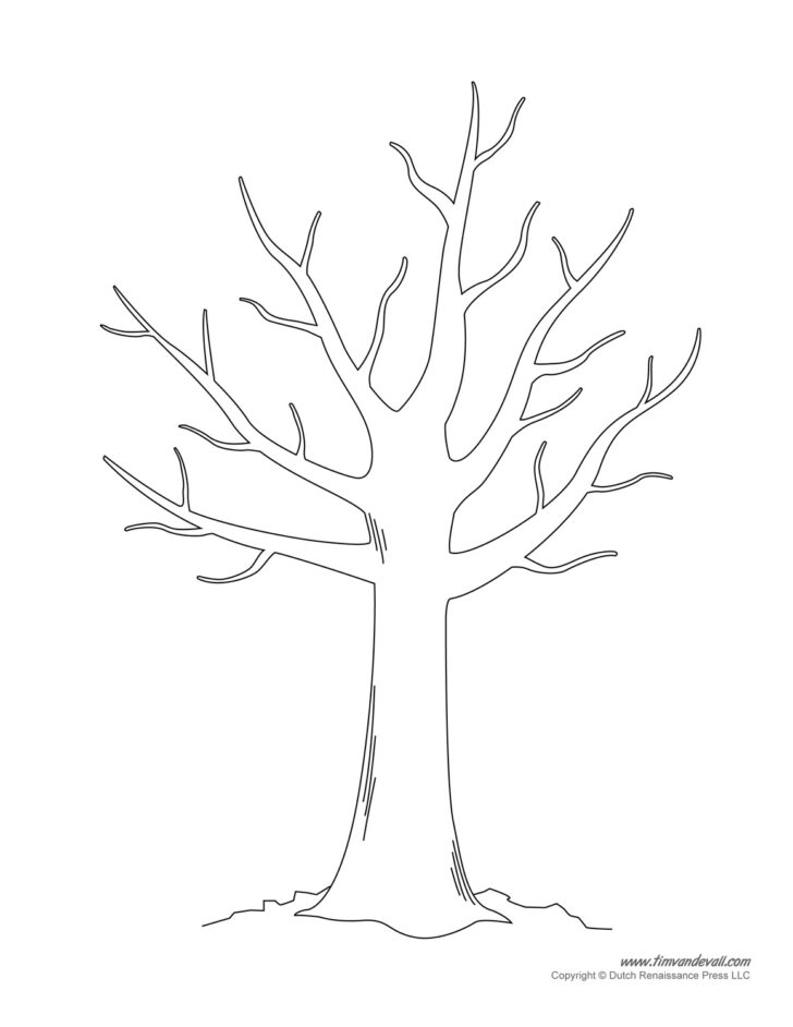 Tree Template Free Printable