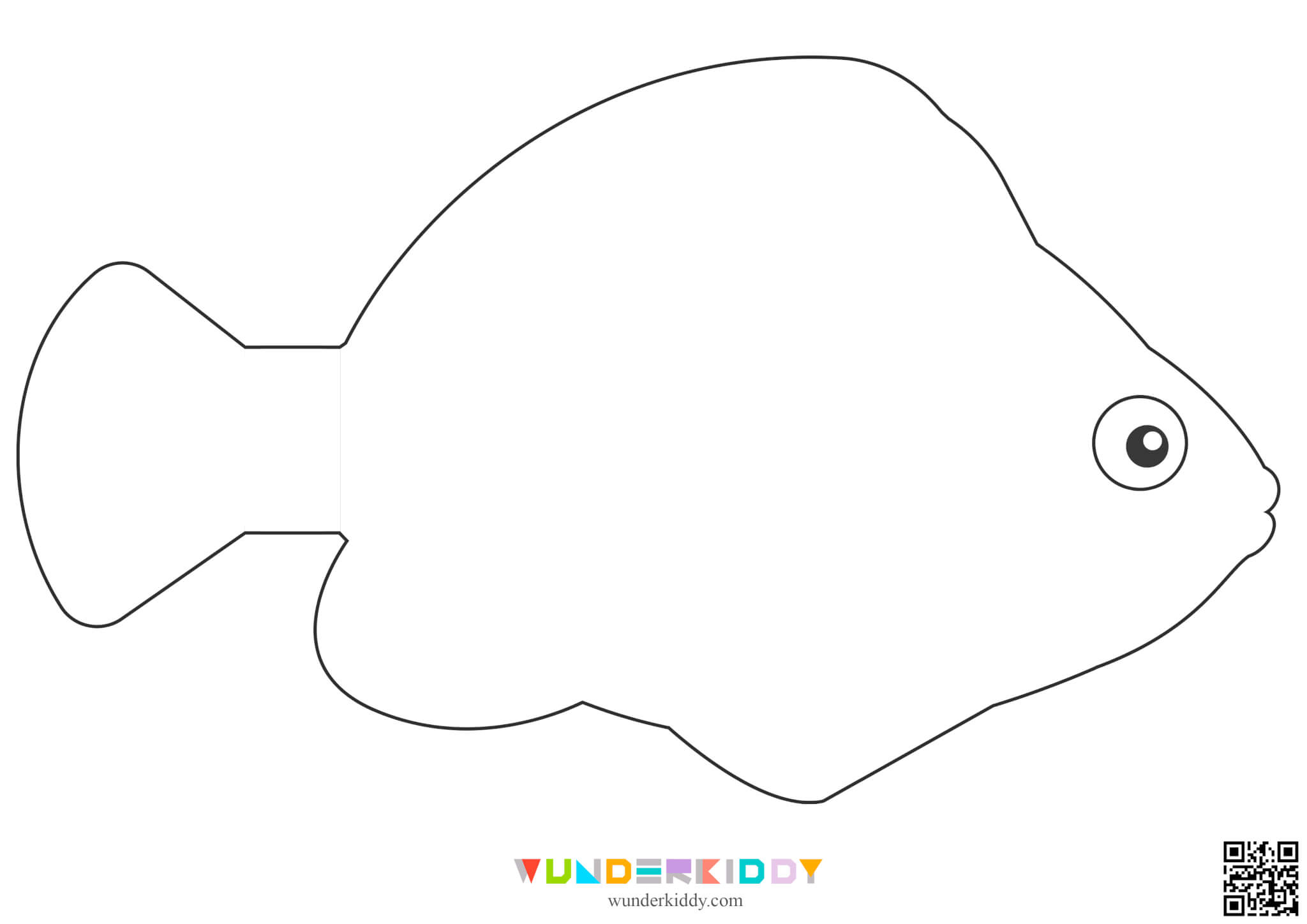 Vorlagen «Fische» Zum Ausdrucken Für Das Zeichnen Und Das Basteln for Free Fish Printable Template