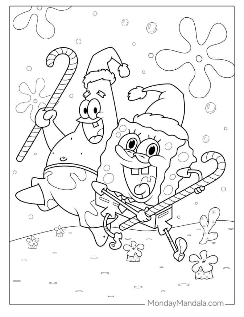 1,000 Christmas Coloring Pages (Free Pdf Printables) with Christmas Coloring Templates