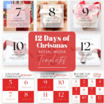 12 Days Of Christmas Instagram Templates For Retail Shops, 12 Days With Regard To 12 Days Of Christmas Templates