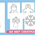 125 Free Christmas Template Printables   World Of Printables Intended For Free Downloadable Christmas Templates