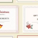 15 Christmas Gift Certificate Templates To Download For Free Regarding Christmas Gift Templates