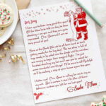 15 Free Letter From Santa Templates Throughout Father Christmas Reply Letter Templates