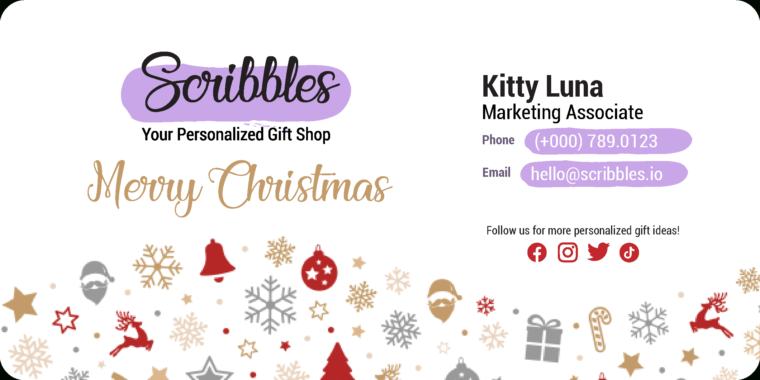 15+ Holiday Email Signature Templates &amp;amp; Examples throughout Christmas Email Signature Templates Free