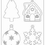 200 Printable Christmas Ornaments (Free Templates) For Free Printable Christmas Ornament Templates