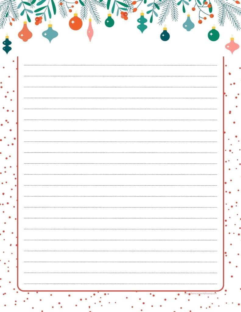 30+ Free Printable Christmas Border Printable Templates - The inside Christmas Paper Templates