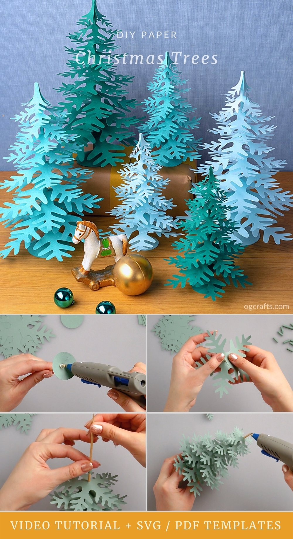 3D Christmas Tree Svg, Diy Paper Christmas Tree Template within Templates For 3D Christmas Tree