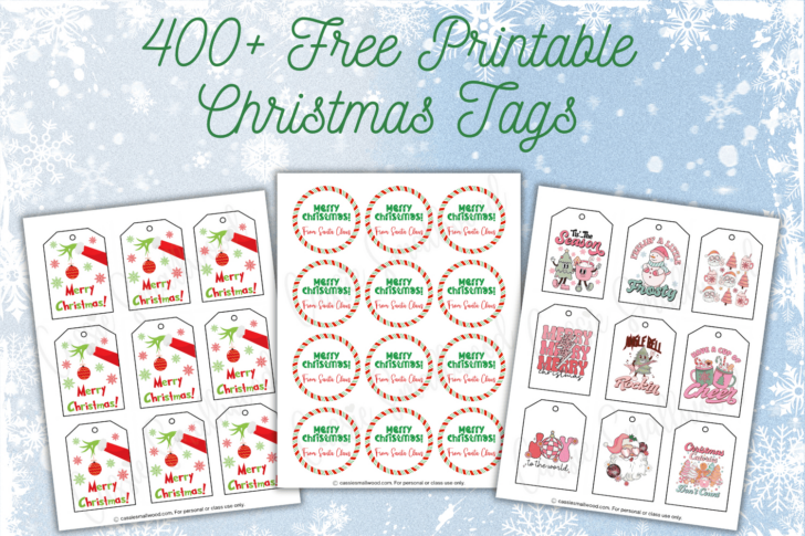 Christmas Tags Templates Free