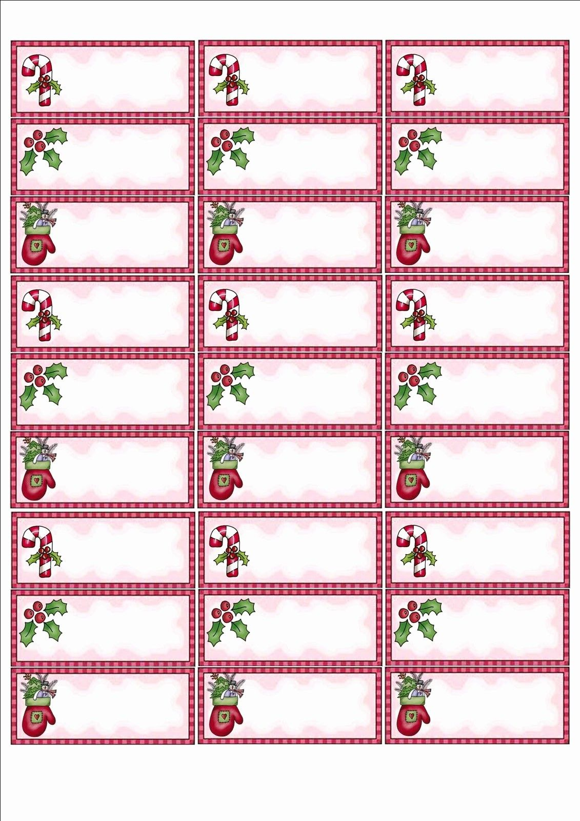 50 Avery Christmas Label Templates 5160 with regard to Free Label Templates Christmas