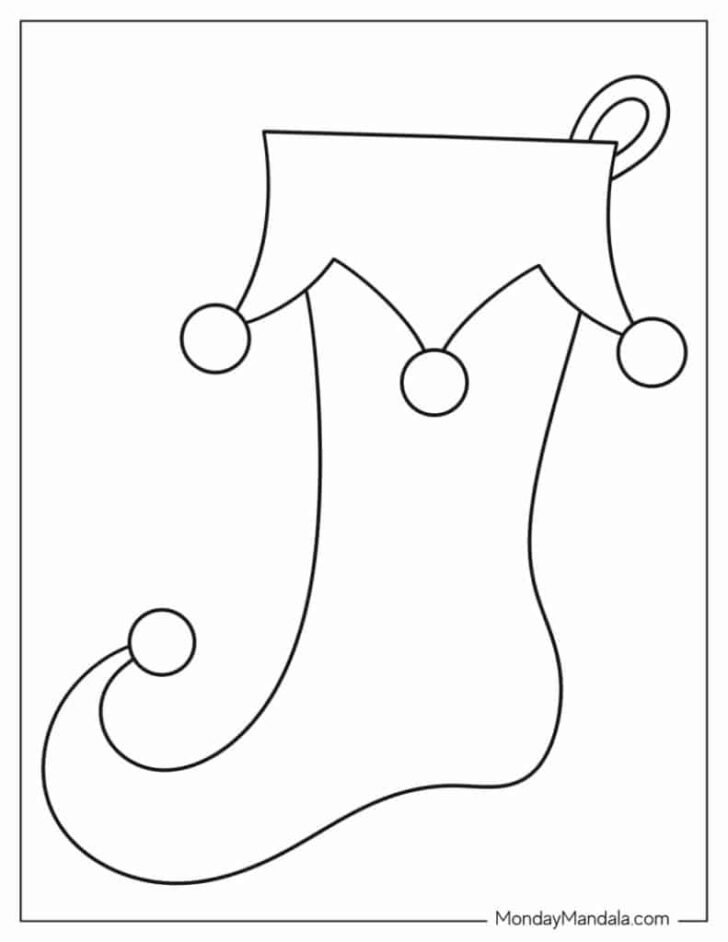 Free Printable Christmas Stocking Templates