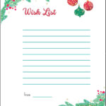 8 Free Printable Christmas List Templates   The Stress Free Christmas Inside Christmas Templates List