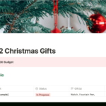 Best Christmas Templates From Notion | Notion Marketplace For Notion Christmas List Templates