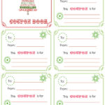 Book Templates   10 Free Pdf Printables | Printablee Throughout Free Printable Christmas Coupon Templates