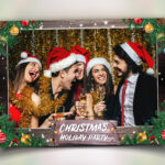 Buy Christmas Photo Booth Template Holiday Party Merry Christmas Within Christmas Photo Booth Templates